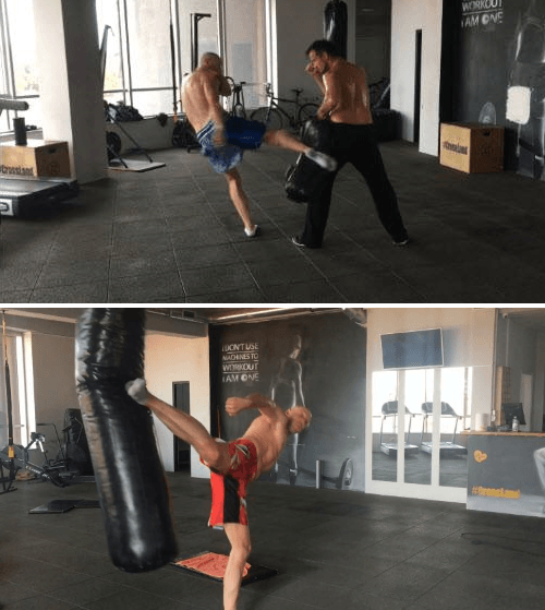 Nenad Kerkez Muay Thai Practice